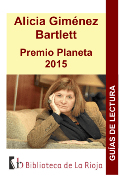Alicia Giménez Bartlett - Biblioteca de La Rioja