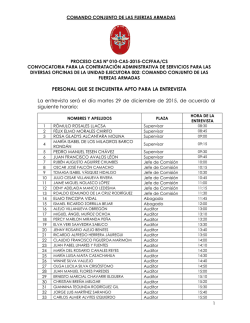 Descargar Evaluaci&oacute;n Curricular CAS N&deg; 010_2015