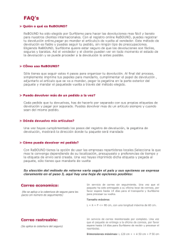 FAQ`s - ReBOUND Returns