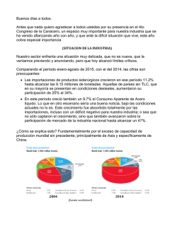 Buenos días a todos. Antes que nada quiero agradecer a todos