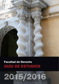 GUÍA DE ESTUDIOS NADA - Facultad de Derecho