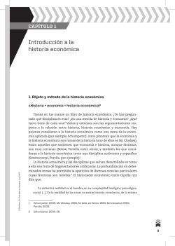 Introducción a la historia económica