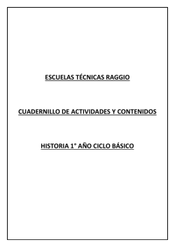 Programa Analítico de Estudios de Historia de la Civilización
