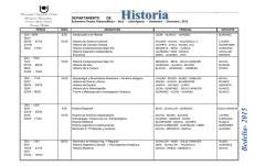 Mesas de Exámenes Historia - Facultad de Humanidades-UNNE