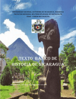 TEXTO B&Aacute;SICO DE HISTORIA DE NICARAGUA