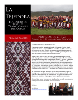 Tejedora - Centro de Textiles