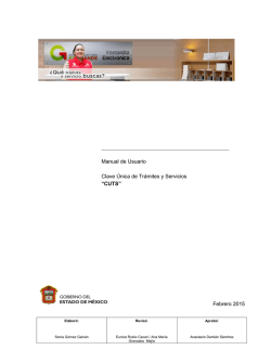 CUTS - Ventanilla Electronica Unica