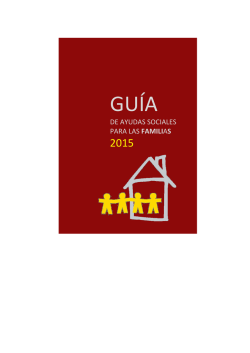 Guía de ayudas sociales para las familias 2015