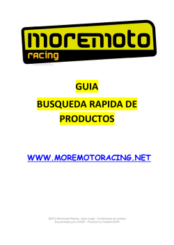 Guide rapide - Moremoto Racing