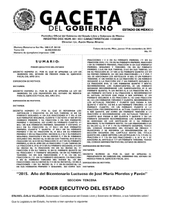 PODER EJECUTIVO DEL ESTADO
