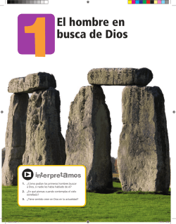 El hombre en busca de Dios