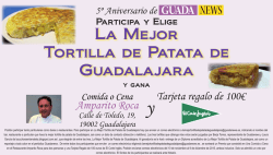 La Mejor Tortilla de Patata de Guadalajara