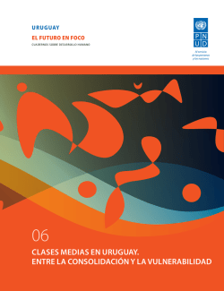 Clases medias en UrUgUay. entre la - PNUD