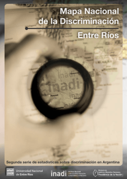 Mapa Nacional de la Discriminación Entre Ríos
