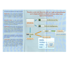 AL HACER UNA DENUNCIA NO DEBES OLVIDAR PRIMER PASO