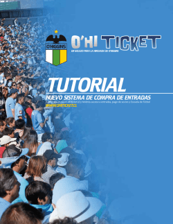 Tutorial Web - OHiticket.cl