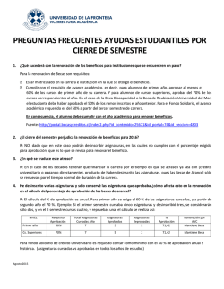 preguntas frecuentes ayudas estudiantiles por cierre de semestre