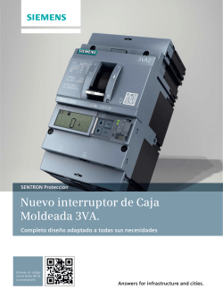 Nuevo interruptor de Caja Moldeada 3VA.
