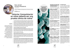 Detectar Campylobacter en ni&ntilde;os deber&iacute;a ser una