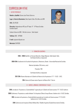 CV - Concurso TIL