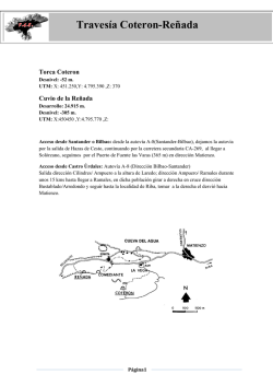 Travesía Coteron-Reñada - Federación Cántabra de Espeleología