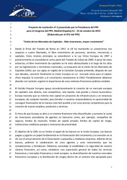 Proyecto de resolución nº 2 presentada por la Presidencia del PPE