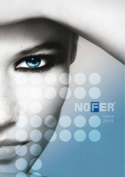 TARIFA NOFER 2015