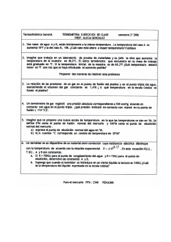 1. Dos vasos de agua A y B, están inicialmente a la misma