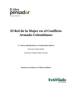 El Rol de la Mujer en el Conflicto Armado