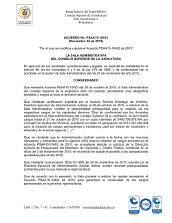Acuerdo No. PSAA15-10412