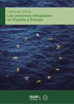 Informe 2015 - Comisión Española de Ayuda al Refugiado