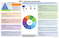 TADATTM – Antecedentes y buenas prácticas