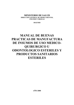 manual de buenas practicas de manufactura de insumos de uso