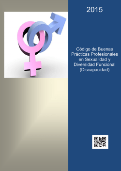 Código de Buenas Prácticas Profesionales en Sexualidad y