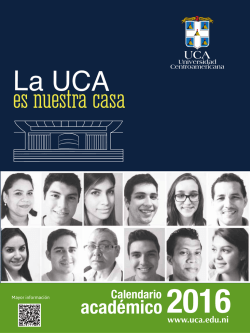 es nuestra casa - Universidad Centroamericana