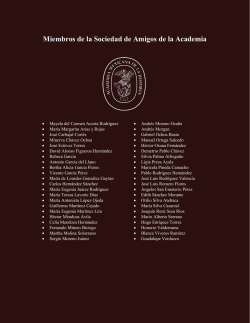 Miembros de la Sociedad de Amigos de la Academia