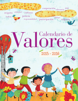 Calendario de Valores 2015-2016