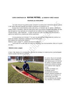 Descargar manual kayak “PETREL”