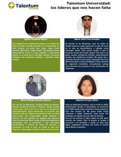 Agust&iacute;n Hern&aacute;ndez V&aacute;rguez Soy originario de la ciudad de Oaxaca