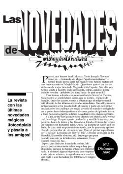 Descargar la revista número 1 de MagiaMadrid