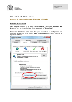 soluciones a posibles problemas técnicos