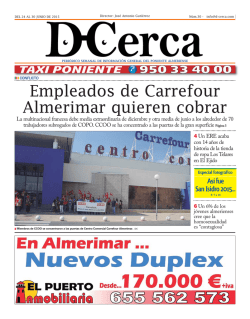 Empleados de Carrefour Almerimar quieren cobrar - D