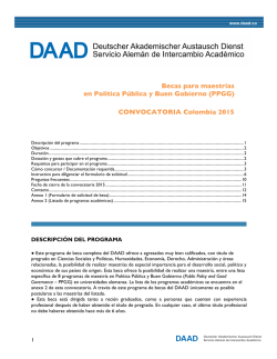 Becas para maestrías en Política Pública y Buen Gobierno