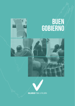 Buen gobierno - Valladolid Toma la Palabra