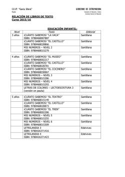 Descarga la relaci&oacute;n de libros de texto