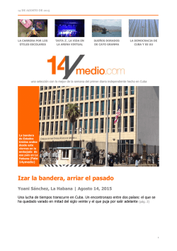 Izar la bandera, arriar el pasado