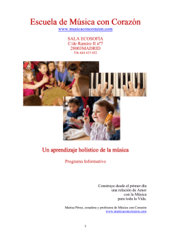 Escuela de Música con Corazón Escuela de Música con Corazón