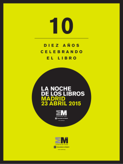 programa - Comunidad de Madrid