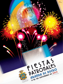 programa de fiestas 2015 - Aranda