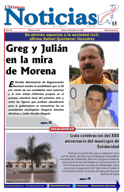 Greg y Julián en la mira de Morena - Cancún